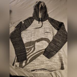 Men's Gray and Black Sweater